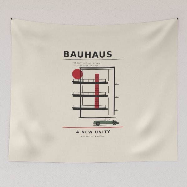 Item preview, Bauhaus — A New Unity | Modernist Architecture designed and sold by Sanctum Icons.