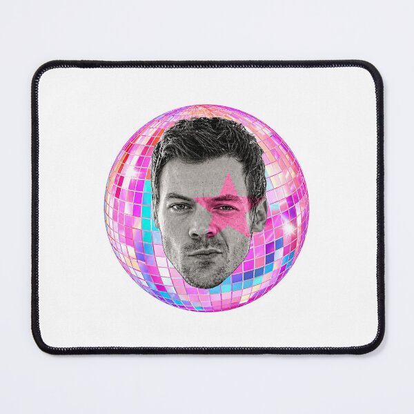 Item preview, Harry Styles Inspired Disco Ball Button and Sticker Set designed and sold by MuddyDragon.