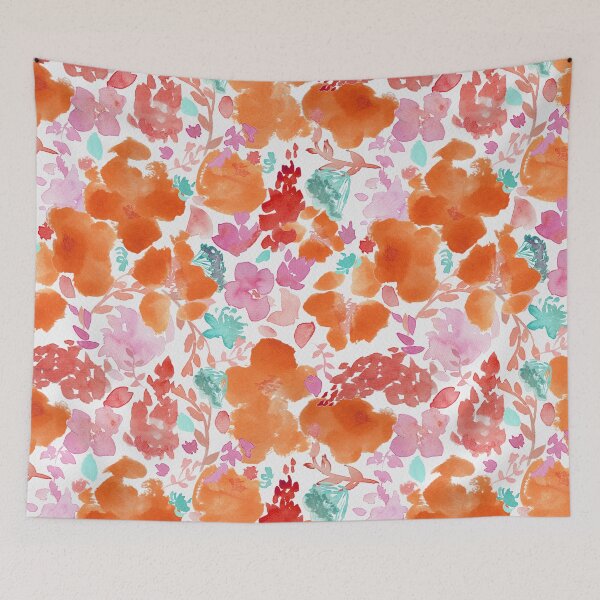 Item preview, Red Fall Florals designed and sold by MachineCreek.