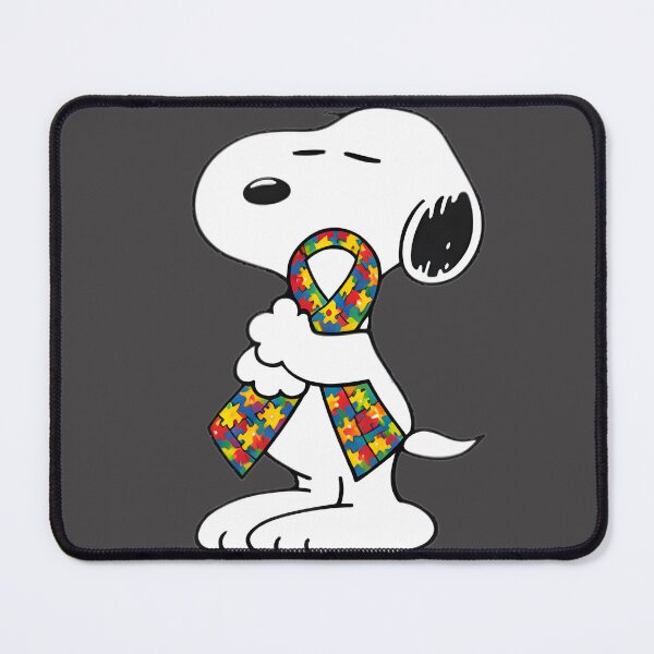 Item preview, Autism Awareness Puzzle Ribbon with Cartoon Dog Design designed and sold by store-12.