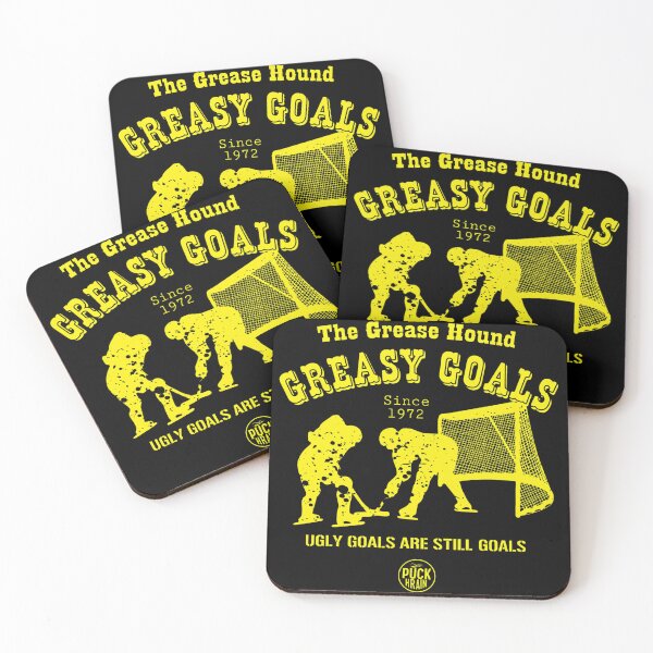 Item preview, Greasy Goals Hockey Retro Vintage Distressed Puck Brain designed and sold by BREITENOHNSON.