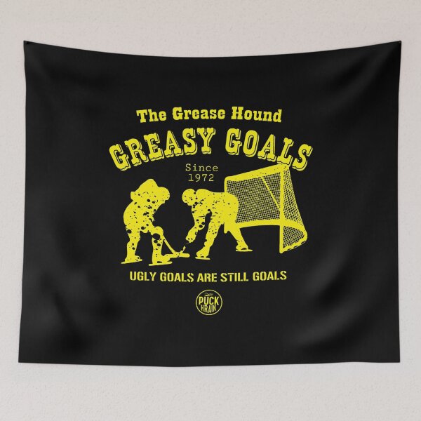 Item preview, Greasy Goals Hockey Retro Vintage Distressed Puck Brain designed and sold by BREITENOHNSON.