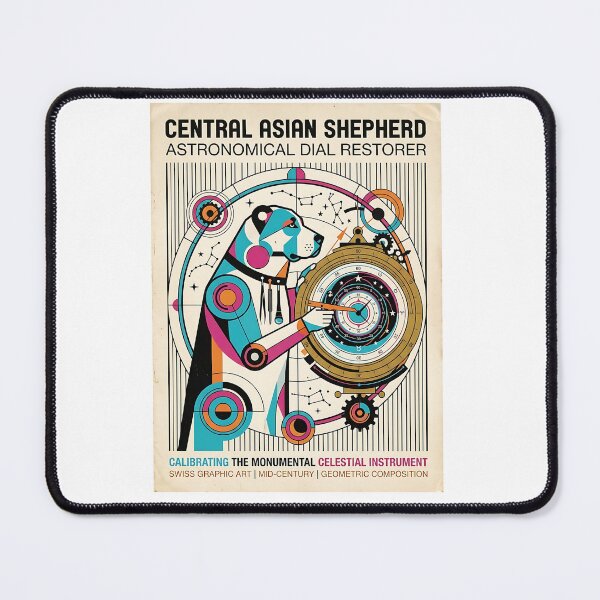 Item preview, Central Asian Shepherd Astronomical Restorer designed and sold by PictoVibe.