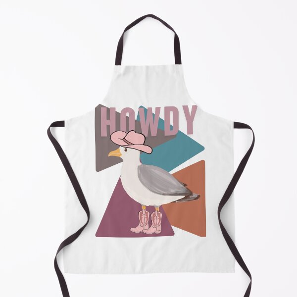 Item preview, Seagull in cowboy boots designed and sold by TaraPen.