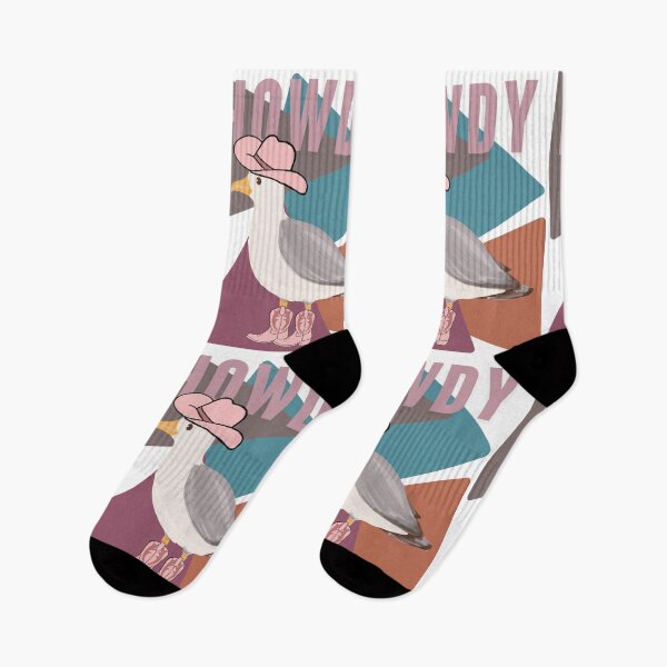 Item preview, Seagull in cowboy boots designed and sold by TaraPen.