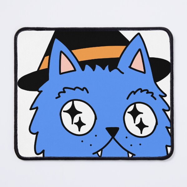 Item preview, magic cat - blue designed and sold by motherbrainart.