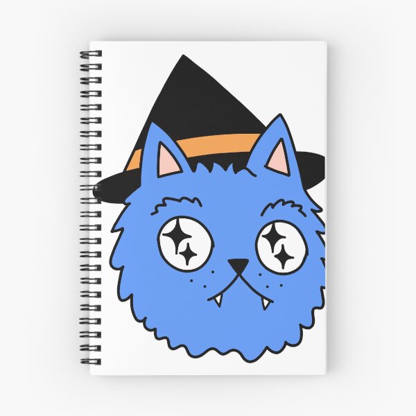 Item preview, magic cat - blue designed and sold by motherbrainart.