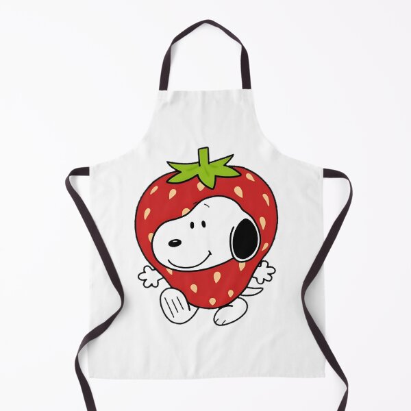 Item preview, Adorable Snoopy Dog Wearing a Strawberry Costume Cute Cartoon Design designed and sold by Surface-arts.