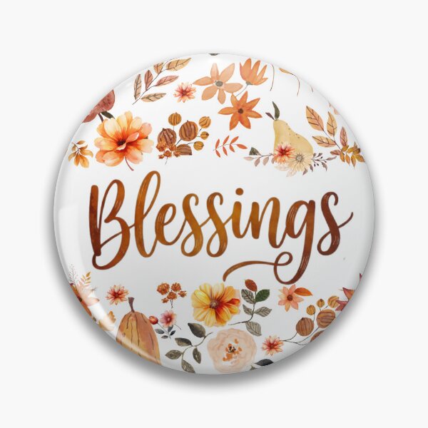 Item preview, Autumn blessings floral design, harvest pumpkin designed and sold by VibranPalette.