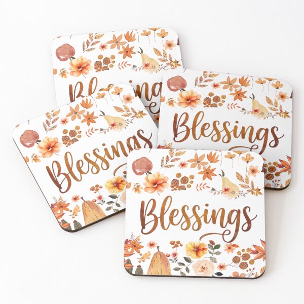 Item preview, Autumn blessings floral design, harvest pumpkin designed and sold by VibranPalette.