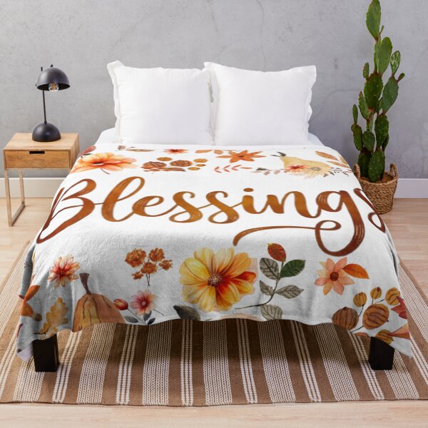 Item preview, Autumn blessings floral design, harvest pumpkin designed and sold by VibranPalette.