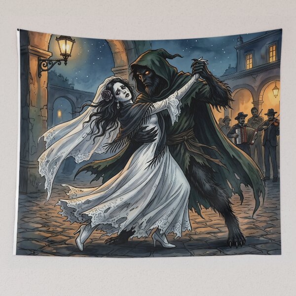 Item preview, The Tango of La Llorona and El Cucuy designed and sold by The She Shed.