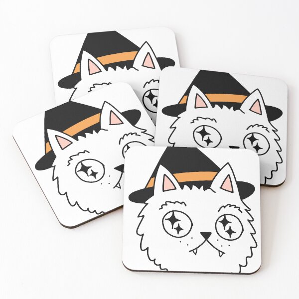 Item preview, magic cat - white designed and sold by motherbrainart.