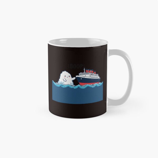 Item preview, Boop Iceberg Meets Ship Cute Whimsical Art designed and sold by MouDesignArt.