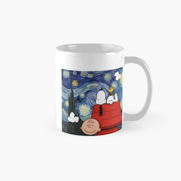 Item preview, Charlie Brown and Snoopy Inspired Starry Night Artwork Design designed and sold by MasonTheGamer.