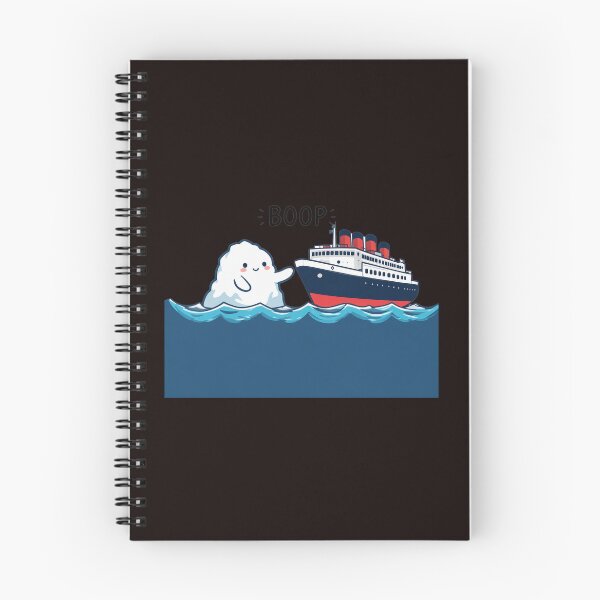 Item preview, Boop Iceberg Meets Ship Cute Whimsical Art designed and sold by MouDesignArt.