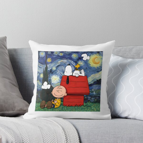 Item preview, Charlie Brown and Snoopy Inspired Starry Night Artwork Design designed and sold by MasonTheGamer.