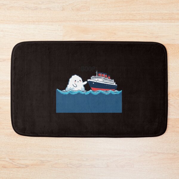 Item preview, Boop Iceberg Meets Ship Cute Whimsical Art designed and sold by MouDesignArt.