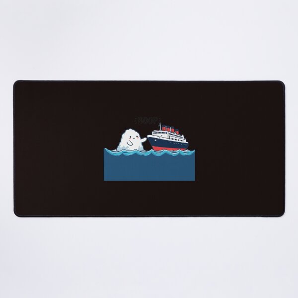 Item preview, Boop Iceberg Meets Ship Cute Whimsical Art designed and sold by MouDesignArt.