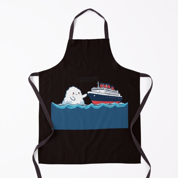 Item preview, Boop Iceberg Meets Ship Cute Whimsical Art designed and sold by MouDesignArt.
