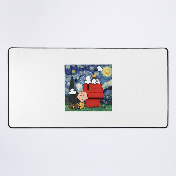 Item preview, Charlie Brown and Snoopy Inspired Starry Night Artwork Design designed and sold by MasonTheGamer.