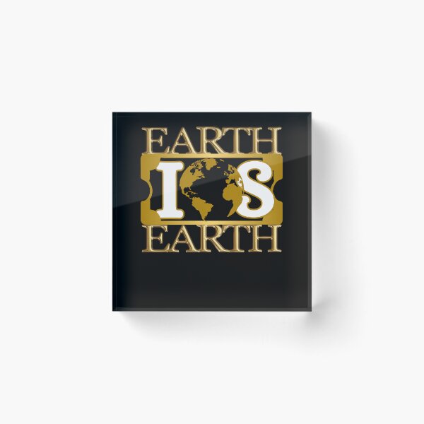 Item preview, Golden Planet Earth World Map Typography designed and sold by ChantalBrian.