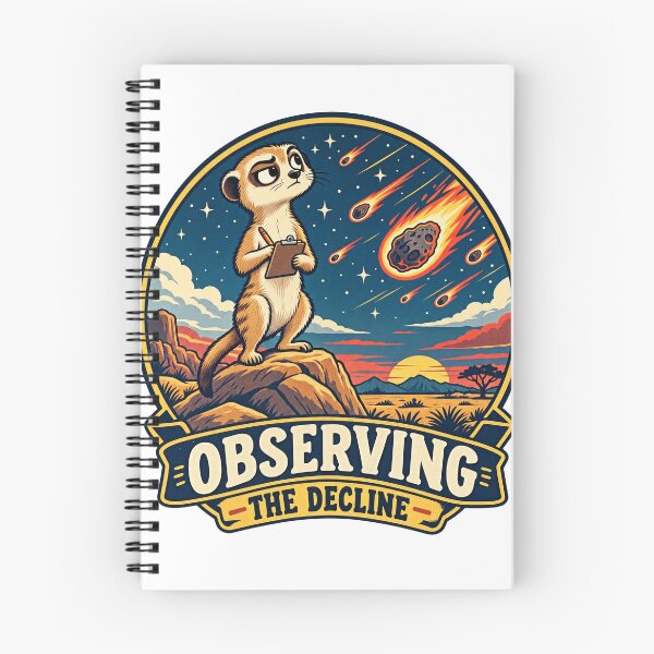Item preview, Observing the Decline Meerkat designed and sold by NorthbornSupply.