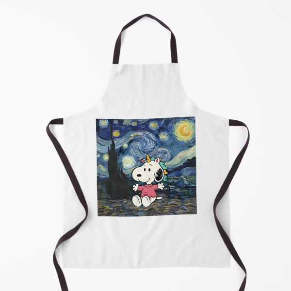 Item preview, Snoopy Unicorn in a Starry Night Fantasy Scene Artwork designed and sold by wallflower2war.