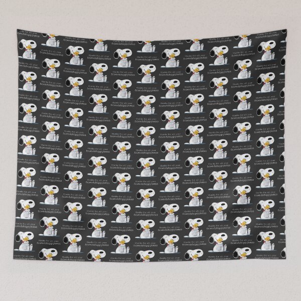 Item preview, Retro Snoopy Inspired Thank You Friendship Graphic Design designed and sold by wallflower2war.