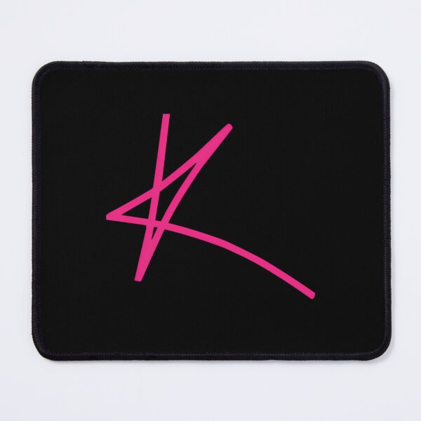 Item preview, Bright Pink Star Letter Monogram designed and sold by ChantalBrian.