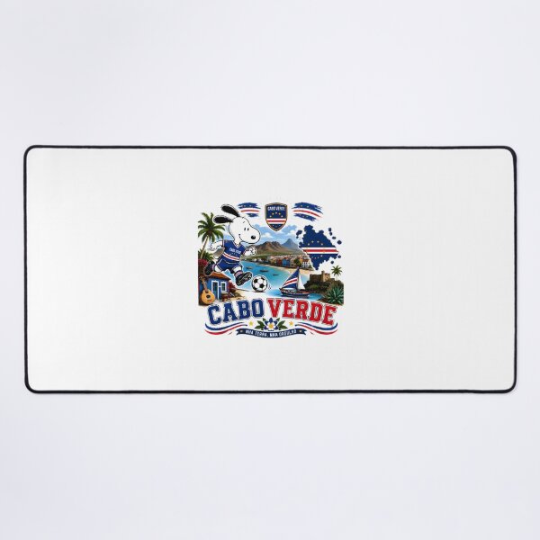 Item preview, Funny Snoopy Playing Soccer for Cabo Verde Team World Cup Design designed and sold by wallflower2war.