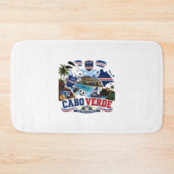 Item preview, Funny Snoopy Playing Soccer for Cabo Verde Team World Cup Design designed and sold by wallflower2war.