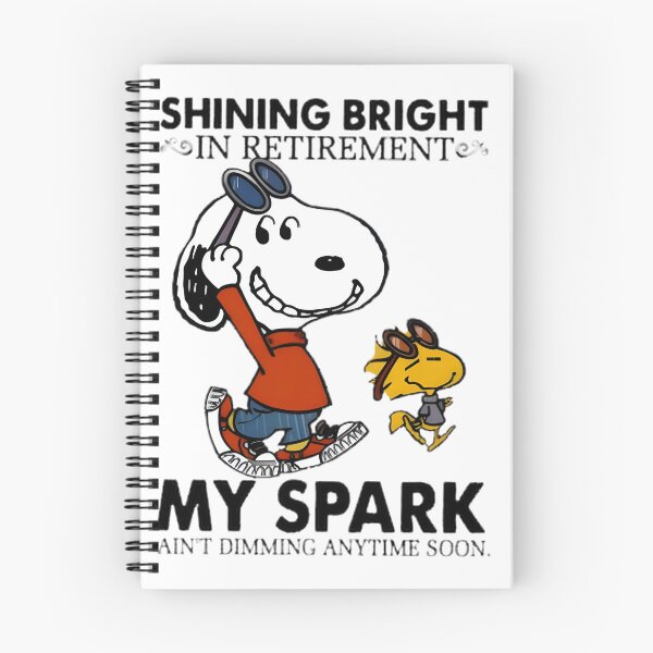 Item preview, Shining Bright in Retirement Featuring Classic Cartoon Snoopy Design designed and sold by MasonTheGamer.