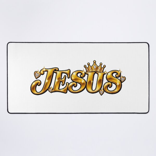 Item preview, jesus crown hearts love gold designed and sold by OCD_JESSICA.