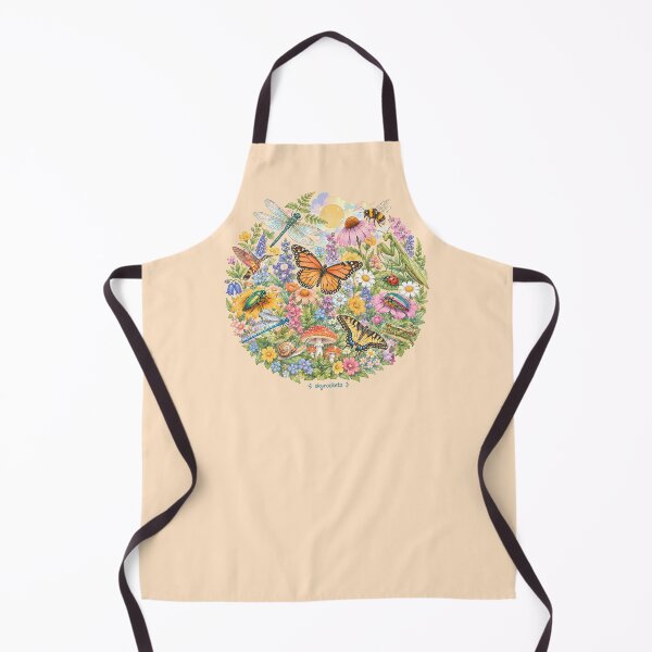 Item preview, Garden Insects Wildflower Nature Circle designed and sold by Skyrocketz.
