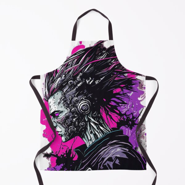 Item preview, Cyberpunk Robot, Black Leather Jacket, And Wild Hair designed and sold by DEC02.