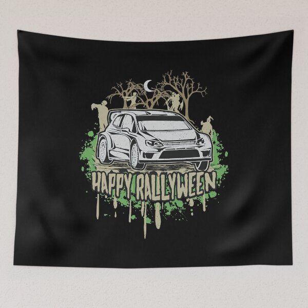 Item preview, Happy Rallyween Spooky Car Zombie Moon  designed and sold by EMRYOBERTSON.