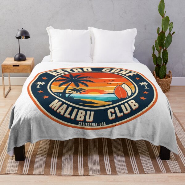 Item preview, Retro Surf Malibu Club - California Sunset designed and sold by Marshallamoakohene.