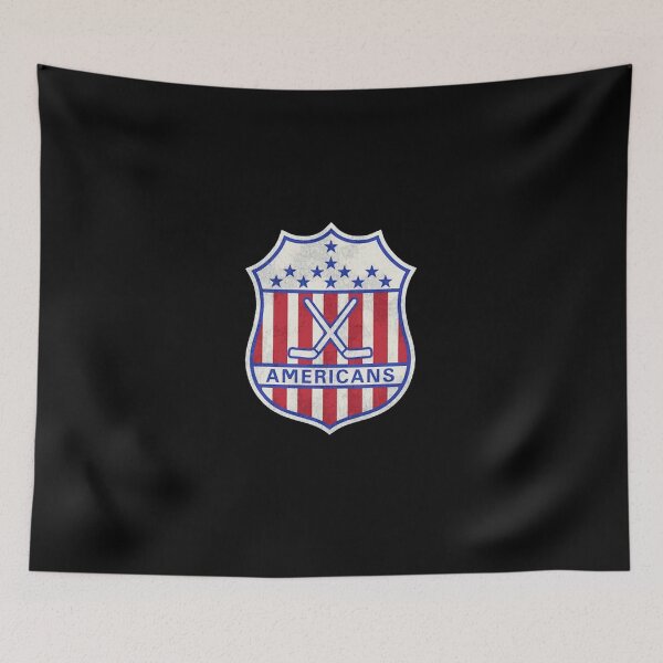 Item preview, Vintage Americans Ice Hockey Crossed Sticks Shield Logo designed and sold by DarleneBauch.