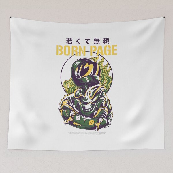 Item preview, BORN PACE Skater Astronaut  designed and sold by EMRYOBERTSON.