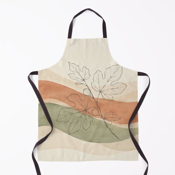Item preview, Fig Branch Ribbon Bands | Terracotta Sage Botanical Print designed and sold by Zaramodo.