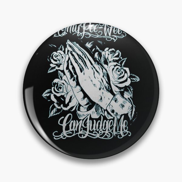 Item preview, Praying Hands Tattoo Art Only God Can Judge Me Graphic designed and sold by DarleneBauch.