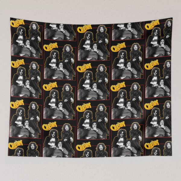 Item preview, Cream Band Eric Clapton Vintage Psychedelic Rock designed and sold by Biscuteny.