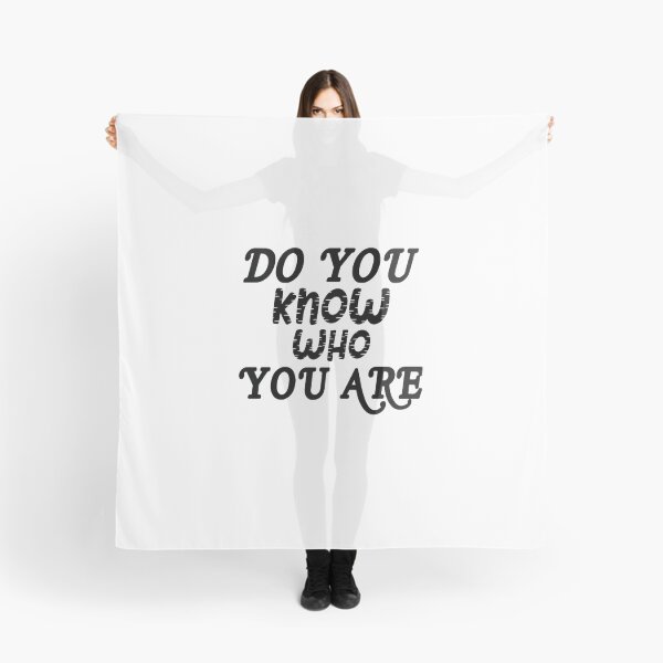 Item preview, Inspirational Do You Know Who You Are Motivational Quote Design designed and sold by Netflix & chill.