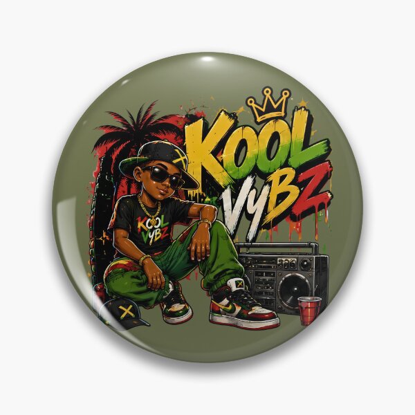 Item preview, Kool Vybz Urban Reggae Streetwear Kid with Boombox and Crown Graphic designed and sold by digitalbob60.