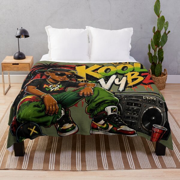 Item preview, Kool Vybz Urban Reggae Streetwear Kid with Boombox and Crown Graphic designed and sold by digitalbob60.