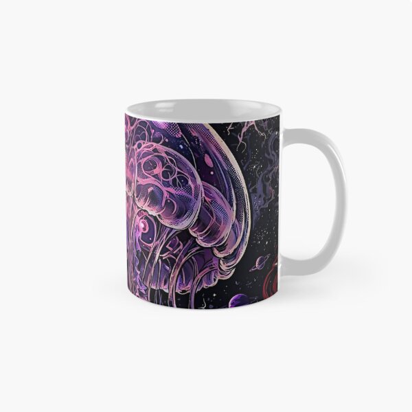 Item preview, Cosmic jellyfish descending from the depths of outer space toward Earth designed and sold by DibujandoPorfa.