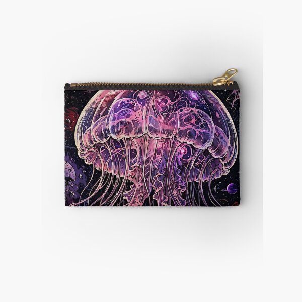 Item preview, Cosmic jellyfish descending from the depths of outer space toward Earth designed and sold by DibujandoPorfa.