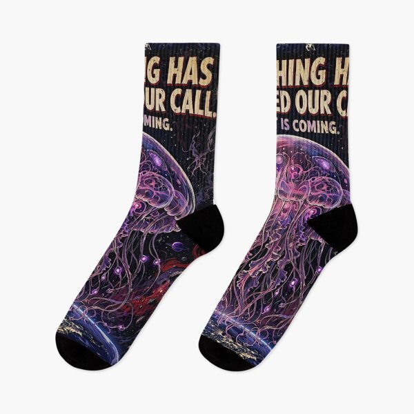 Item preview, Cosmic jellyfish descending from the depths of outer space toward Earth designed and sold by DibujandoPorfa.