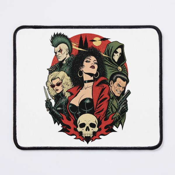 Item preview, Love and Rockets Heroes and Villains Comic Art Design designed and sold by artsyprintslab.